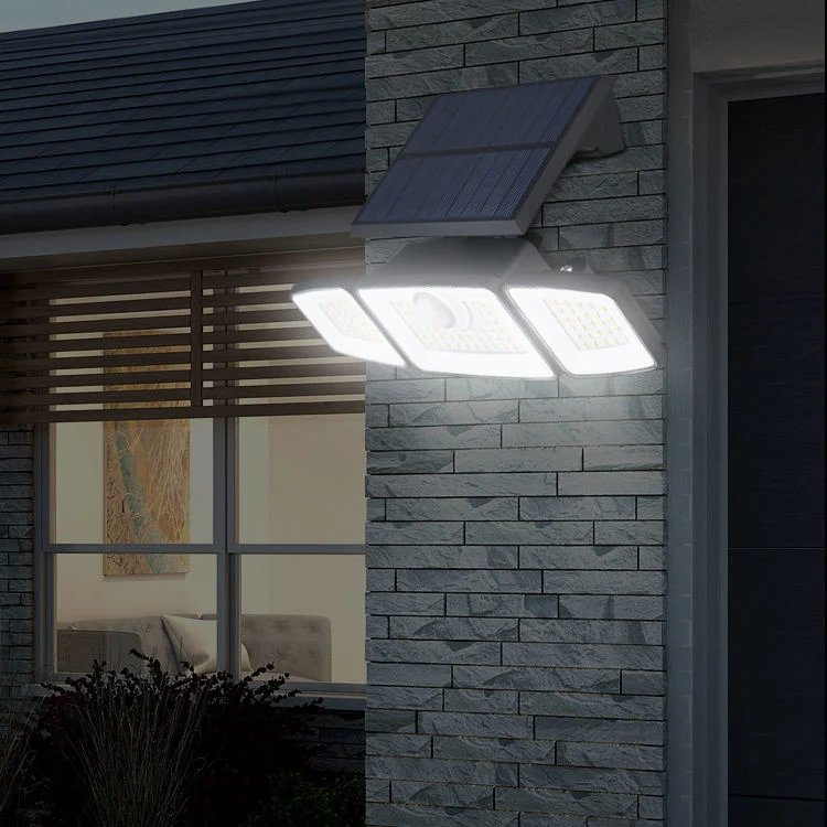 Factory Outdoor LED Garden Wall Solar Security Light Lamp with Motion Sensor