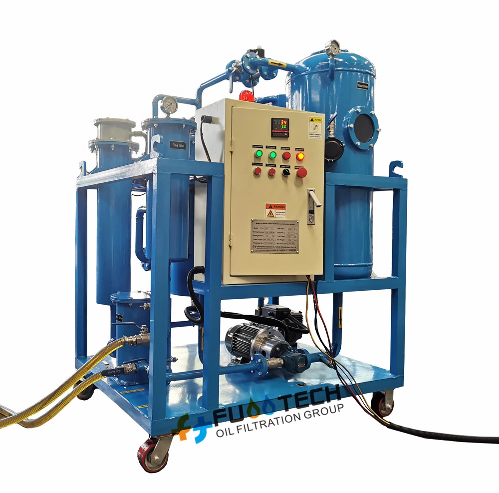 Fuootech Turbine Oil Filtration System Turbine Oil Water Separator for Turbine Power Plant