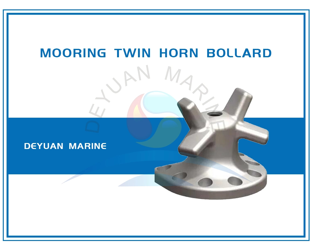 Navire maritime acier moulé Staghorn bollards