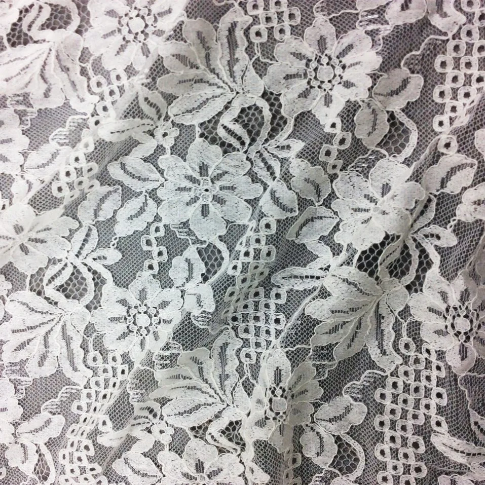 Ropa de malla delgada de algodón de encaje de Brocade hecha a mano Accesorios de bricolaje ropa interior sexy tejido de encaje