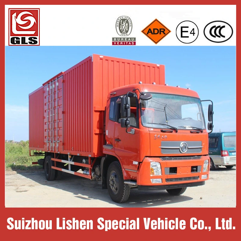 15-20tons Dongfeng Van Cargo Box Lorry Truck/Dry Cargo Box Truck Van for Sale