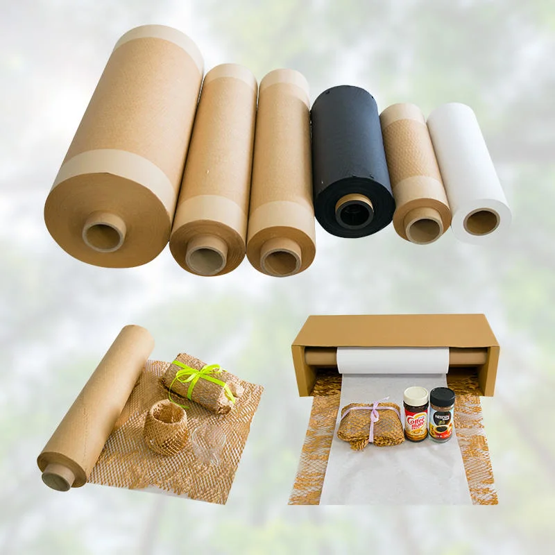 Protective Cushioning Customized Filling Buffer Packaging Roll Kraft Wrap Honeycomb Paper