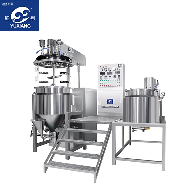 500L Venta caliente abajo homogeneizador mezclador emulsificador vacío homogeneizador de máquina de equipos de mezcla