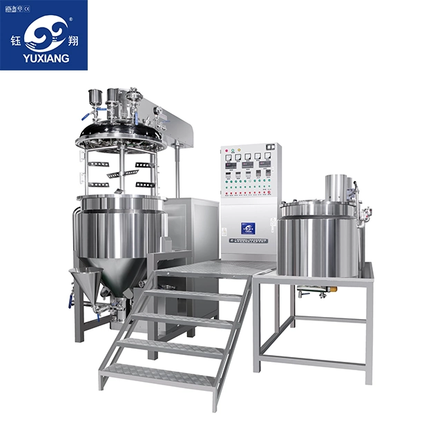 500L Hot Sale Bottom Homogenizer Blender Vacuum Emulsifying Machine Homogenizer Mixing Equipment