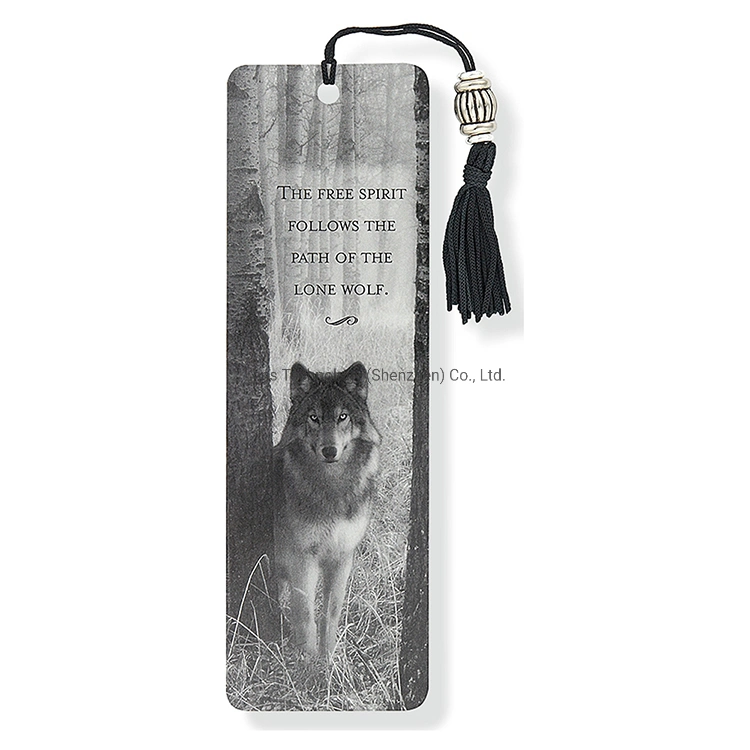 Hot Sale Custom Size Lenticular Bookmark with Tassel