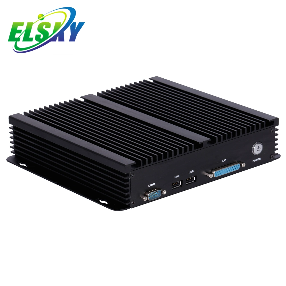 Elsky DDR3 2GB Fanless Industrial PC with 1037u Dual Core 1.8GHz 1HDMI Lvds Msata USB Ipc6000 Pocket PC