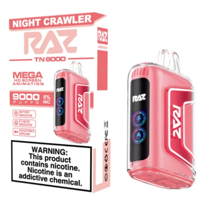 Raz Tn9000 Disposable/Chargeable Vape Dual Mesh Coil 1ml Battery Vape