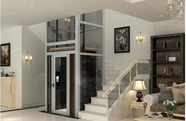 Passenger Lift Indoor Residential Passenger Elevator Home Lift with Steel Structure