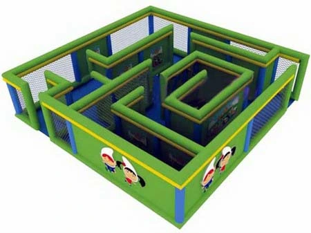 Inflatable Bounce House Maze Inflatable Maze Playgroung Sports Game