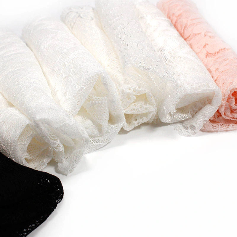 Hot Sale 15cm 20cm 24cm Width Colorful Stretch Elastic Lace Trim Fabric for Dress