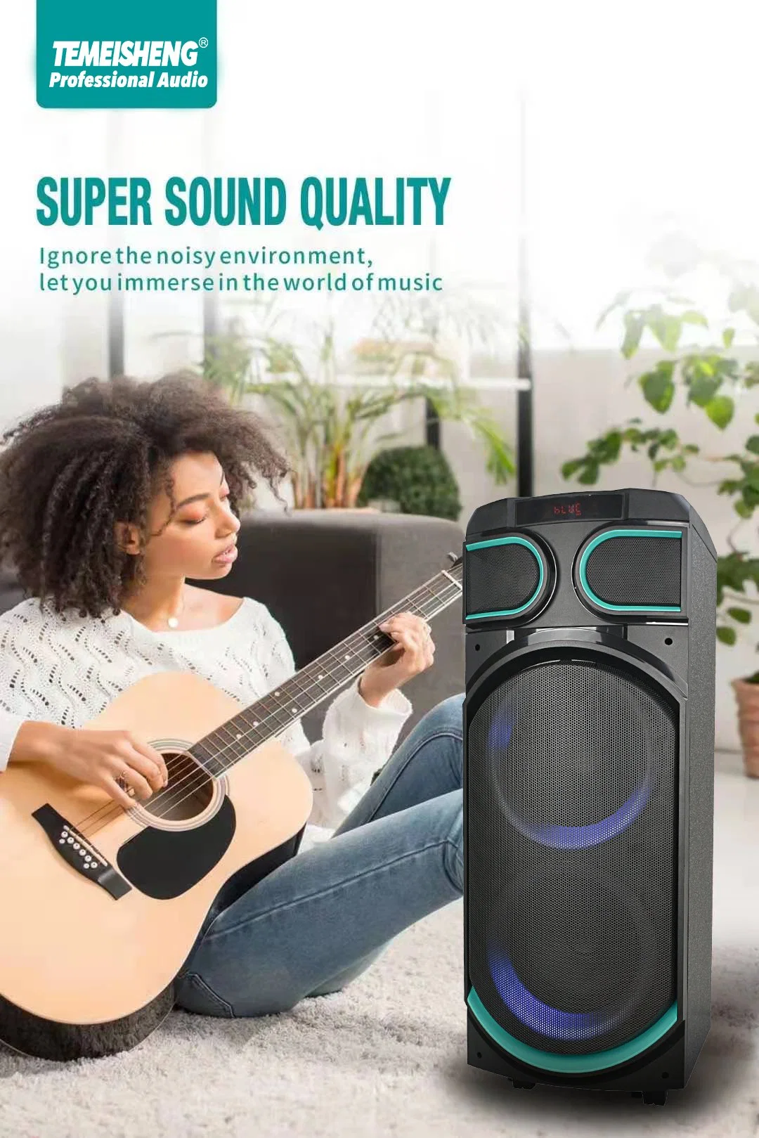 Amplificateur extérieur portable sans fil Party Bluetooth Active Speaker