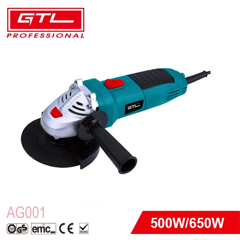 650W Power Grinder 115/125mm Electric Angle Grinder for Wood/Metal Cutting & Grinding (AG001)