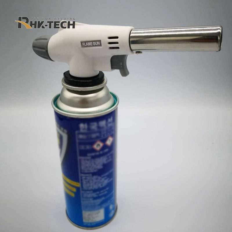 Butane Torch Creme Brulee BBQ Baking Jewelry Usage Flame Gun Welding Gas Torch