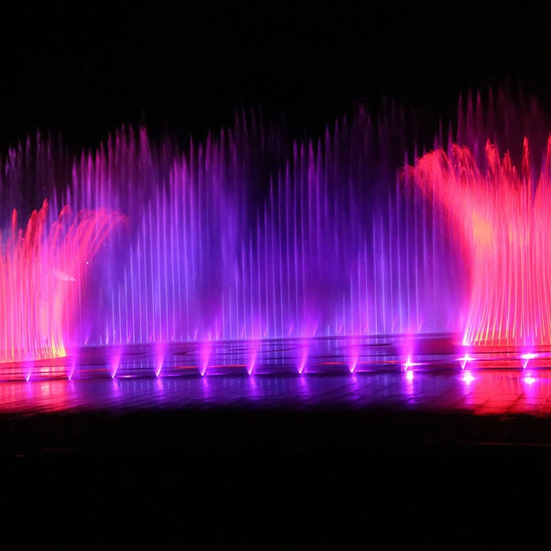 Original Design Dancing Water LED Lights Fountain Manufacturer Water Fountain, Water and Fire Spray Shock Show, Entertainment Amusement Place Fountain