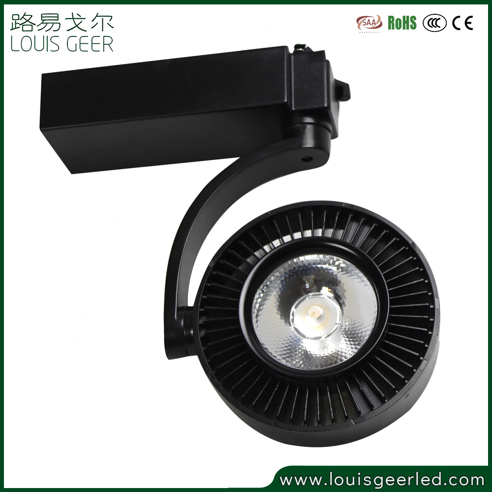 2 Wires 3 Wires COB 30W LED Track Light 15W 20W 25W 30W AC120V LED Track Head for Stores Halo Juno Shop Store