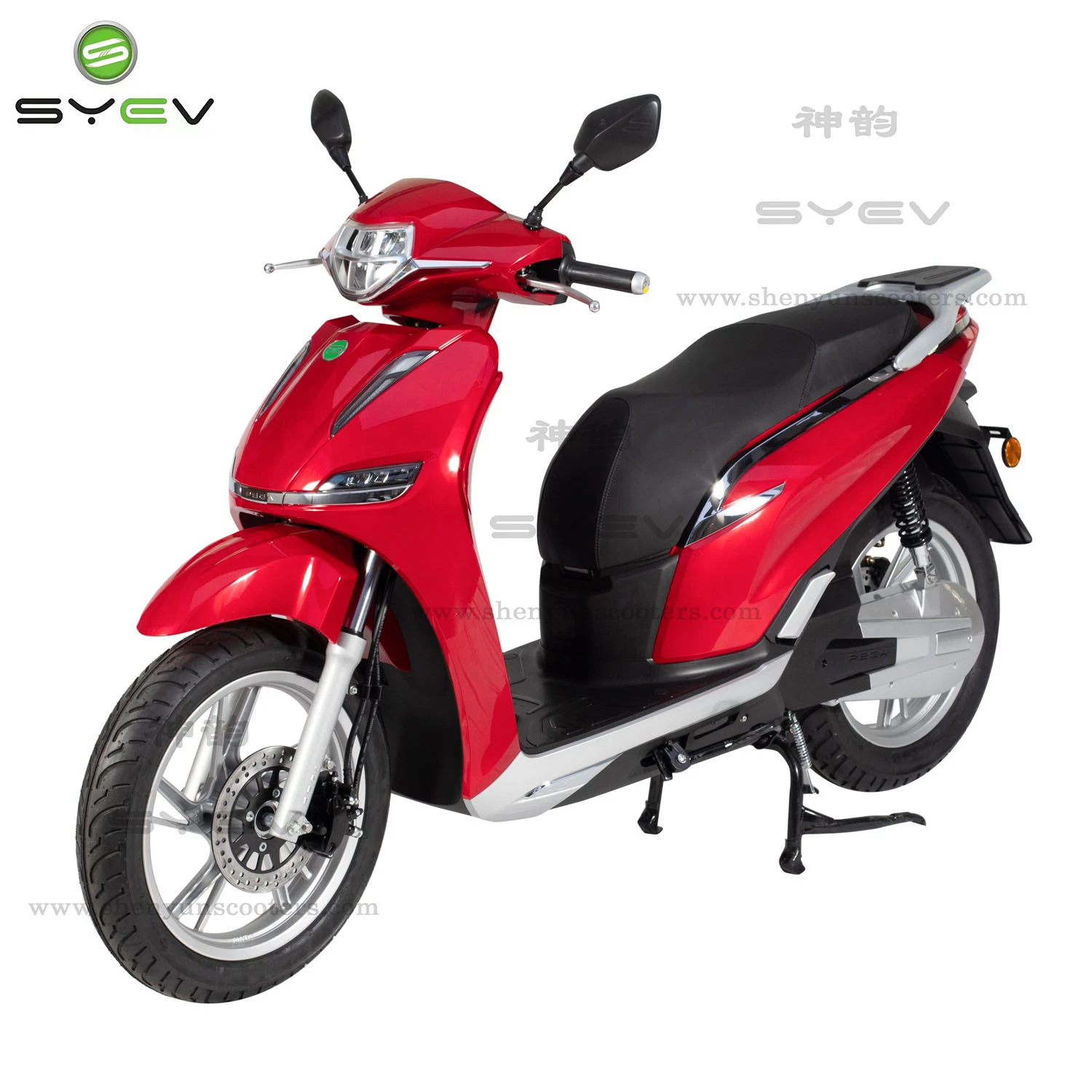 Wuxi Shenyun Hot vendre haut rendement électrique à deux roues moto avec 3000W MI Moto Scooter électrique d'entraînement approuvé CEE/Coc avec 72V45ah Lithium