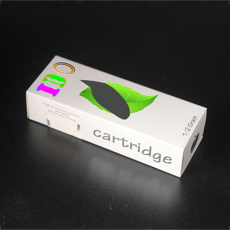 China Hot Sell Boxes Cr Custom 0.5ml 1ml Cart Package Box Cartridge Packaging Cartridge 0.5g 500mg Childlock Gift Cart Packaging Window Box