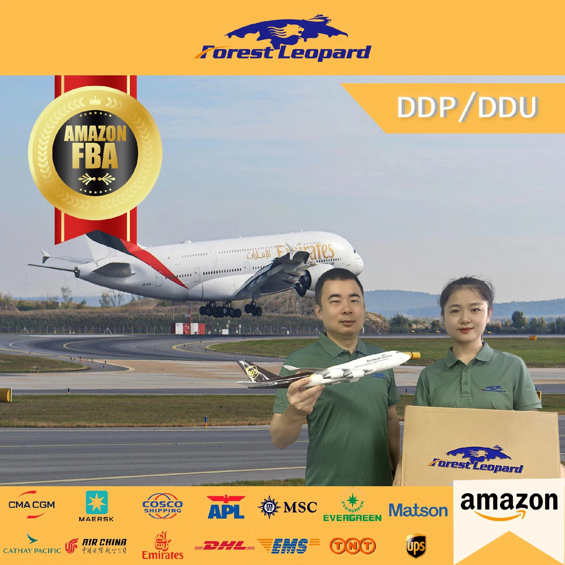 Cheapest Cargo Agent Shipping DDP Door to Door Air Freight Rate From Chinac