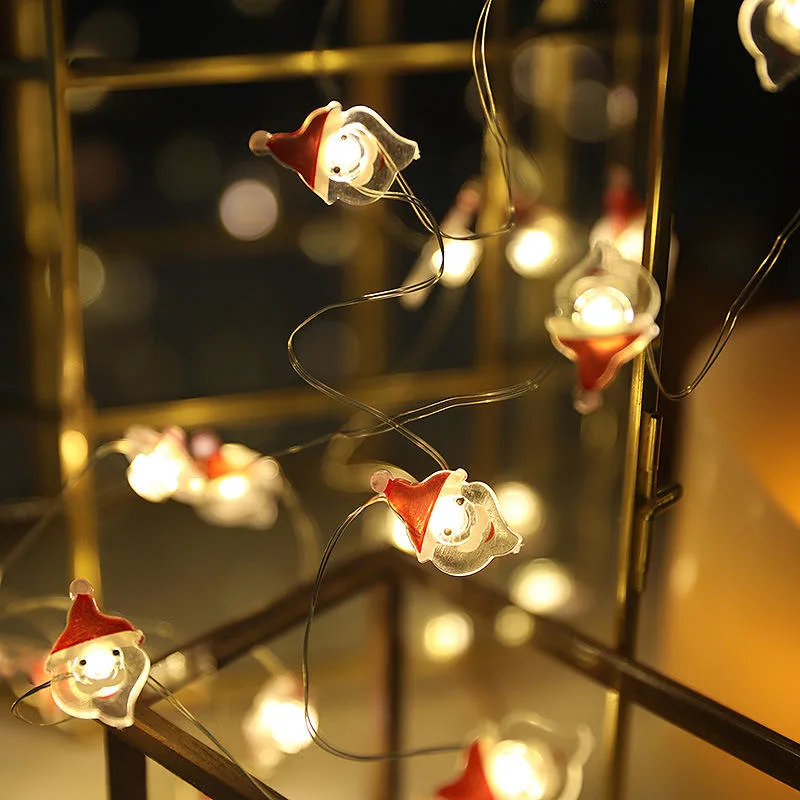 Guirlande LUMINEUSE À DEL avec piles de Noël, lumière décorative