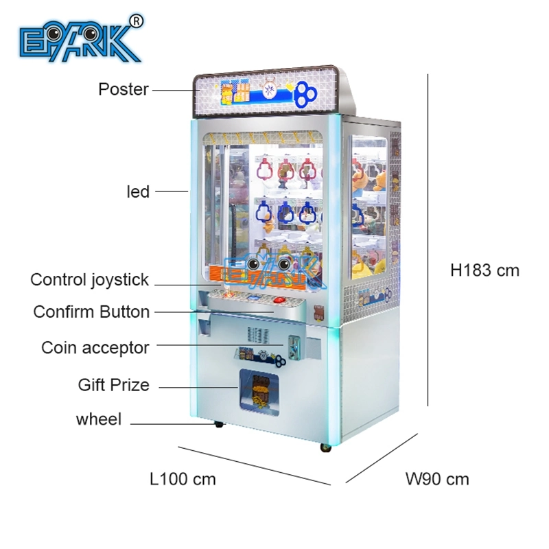 EPARK 15 Lots Lucky Key Arcade Game Vending Machine Gifts Coin Operated Gift Machine