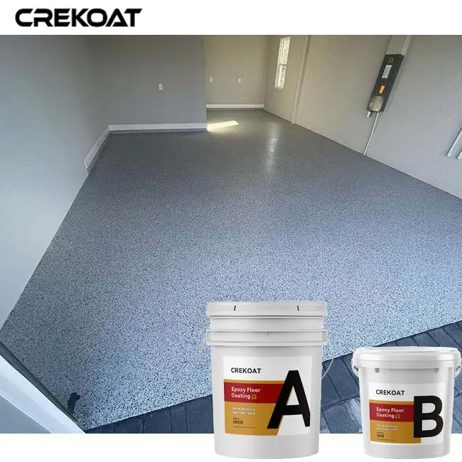 Garage Floor Coating Polyaspartic Epoxy Resin for Flakes Flooring System