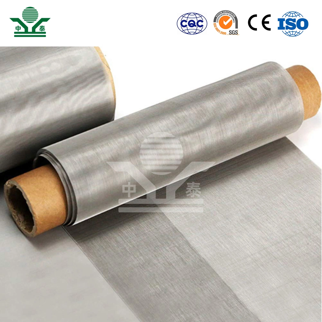 Zhongtai Stainless Steel Diamond Wire Mesh China Manufacturer 300 Micron Stainless Steel Wire Mesh 0.18 Diameter Stainless Steel Metal Mesh Decorative Wire Mesh