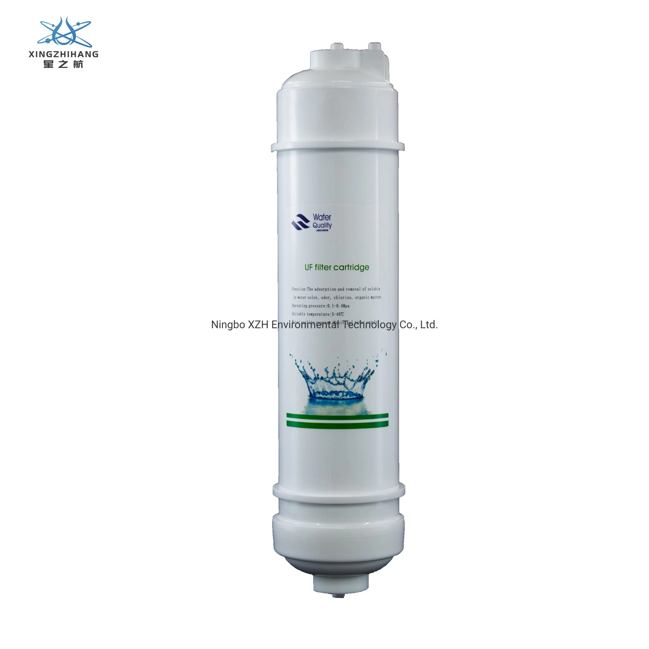 Xzh 10inch Chlorine Test Odor Reduction Cartridge Filter for Water Purifier