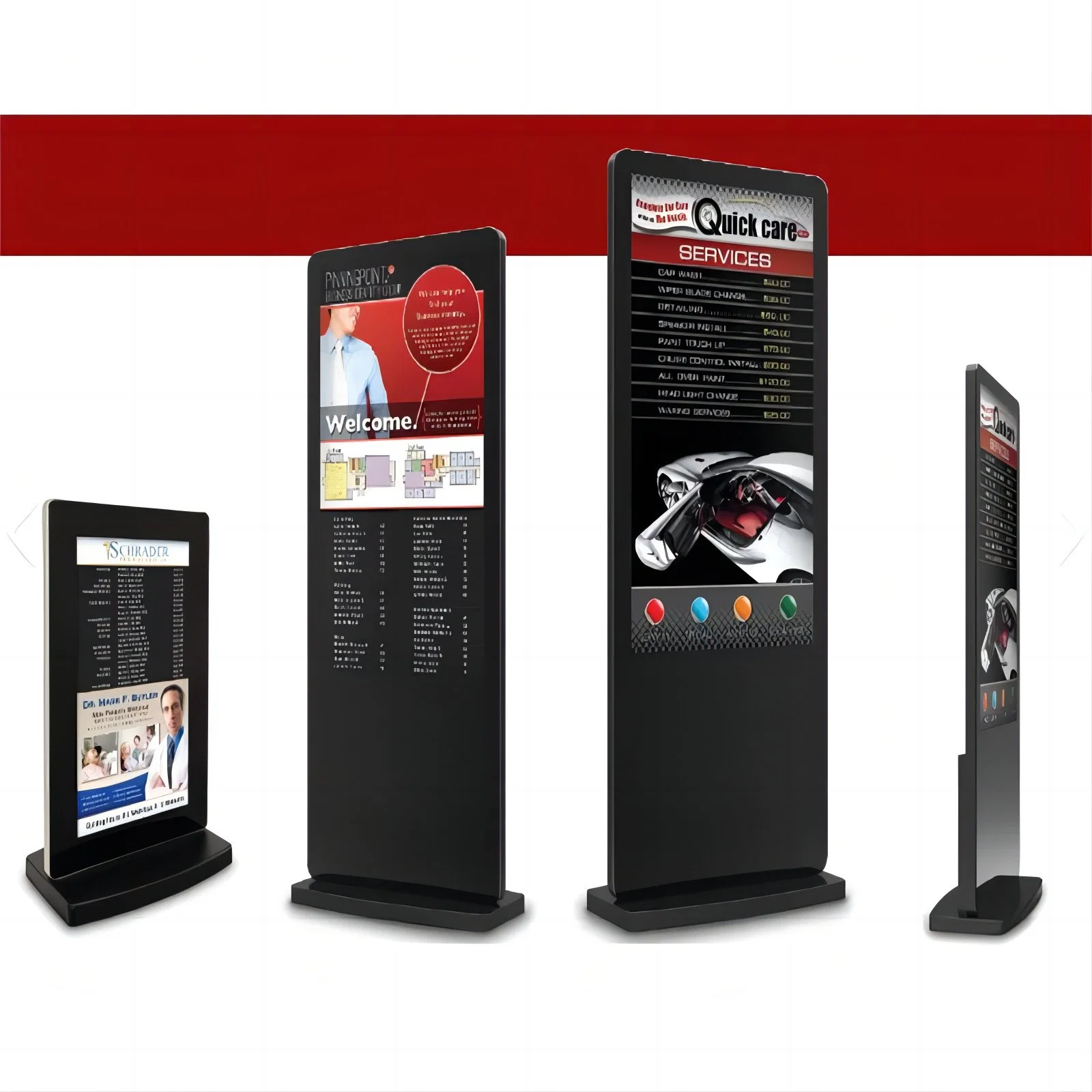 43/ 49/ 55/ 65inch Touch Screen LCD Advertising Media Player Digital Signage Kiosk with Windows/ Android System in China