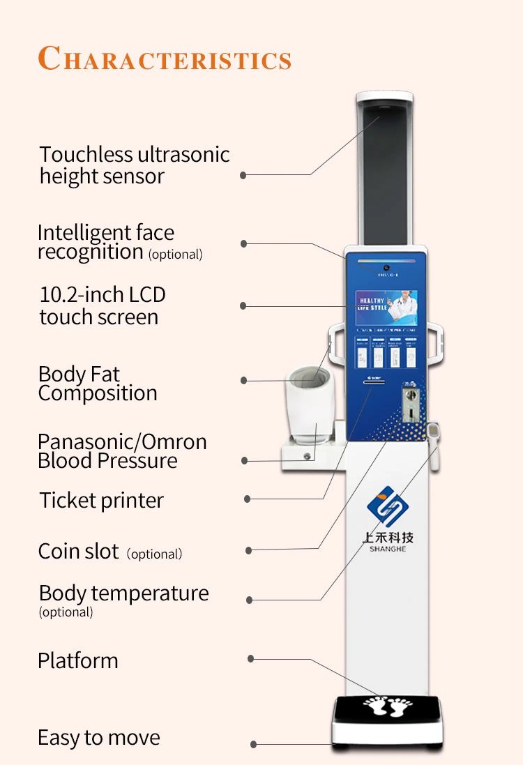 Intelligenter Health Kiosk für Krankenhäuser, Apotheken und Kliniken