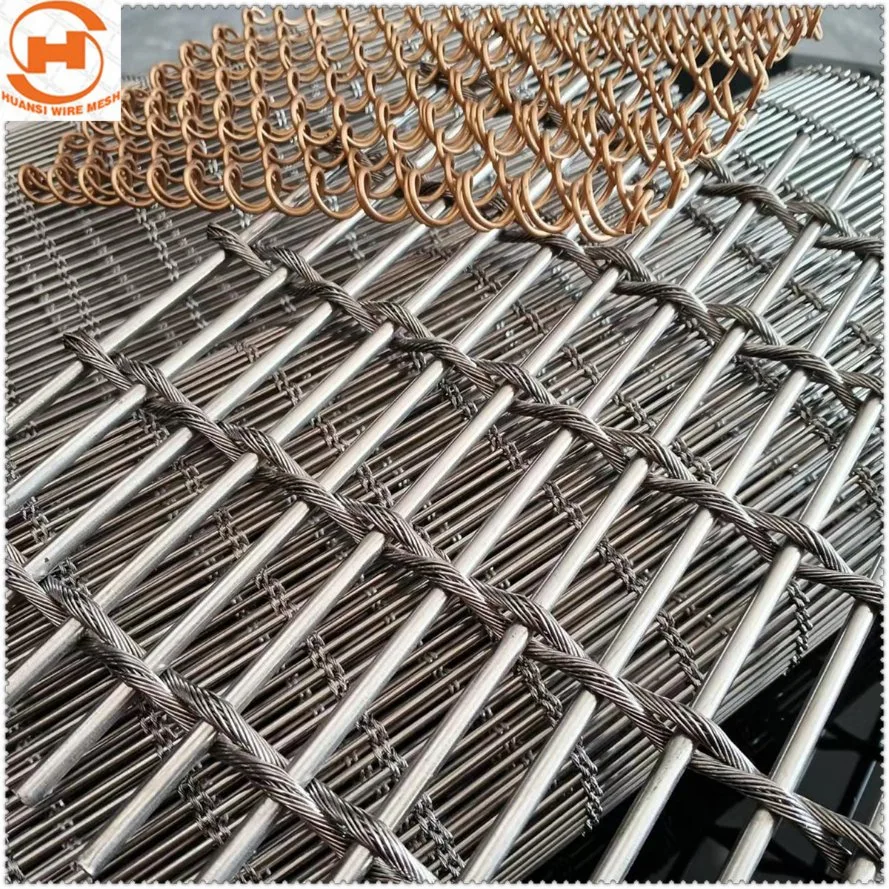 Stainless Steel Wall Curtain Decorative Wire Mesh for Architectural Decoration