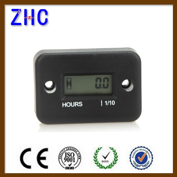 Generator 6V-270V Digital LCD Display Engine Hour Meter for Gasoline Engine Racing Motorcycle