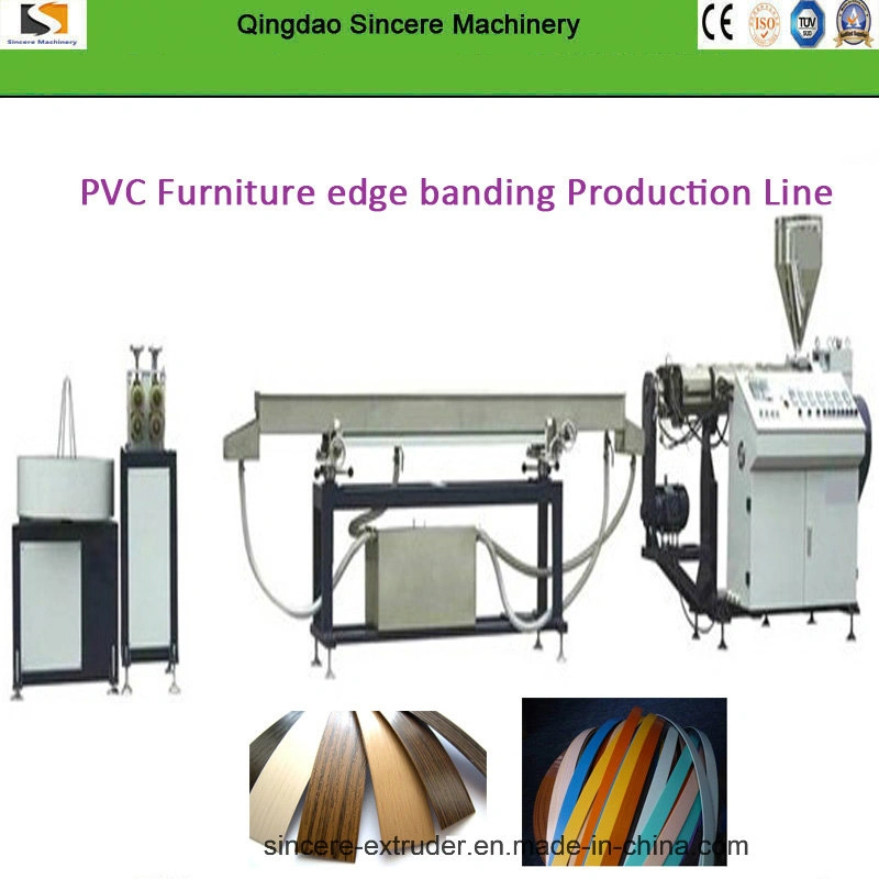 PVC Furniture Edge Banding Sheet Profile Production Line