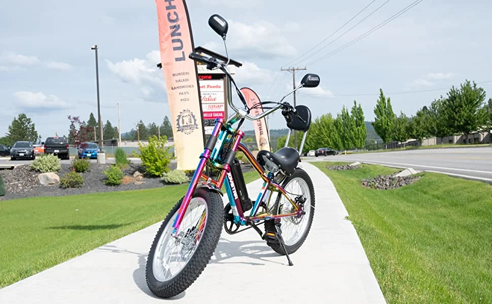 Joykie Nuevo estilo 20" 26" Fat Tire E Bike City Bicicleta eléctrica de la playa de la desmenuzadora