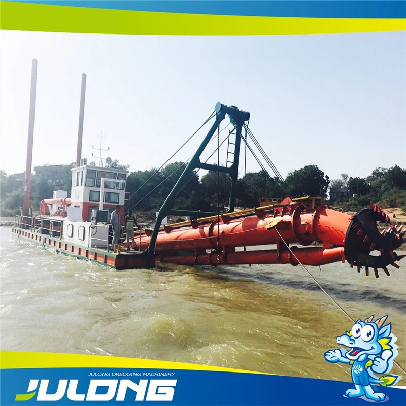 China Full Hydraulic River Sand Pumping Cutter Suction Dredge Dredger for Sale Good Price