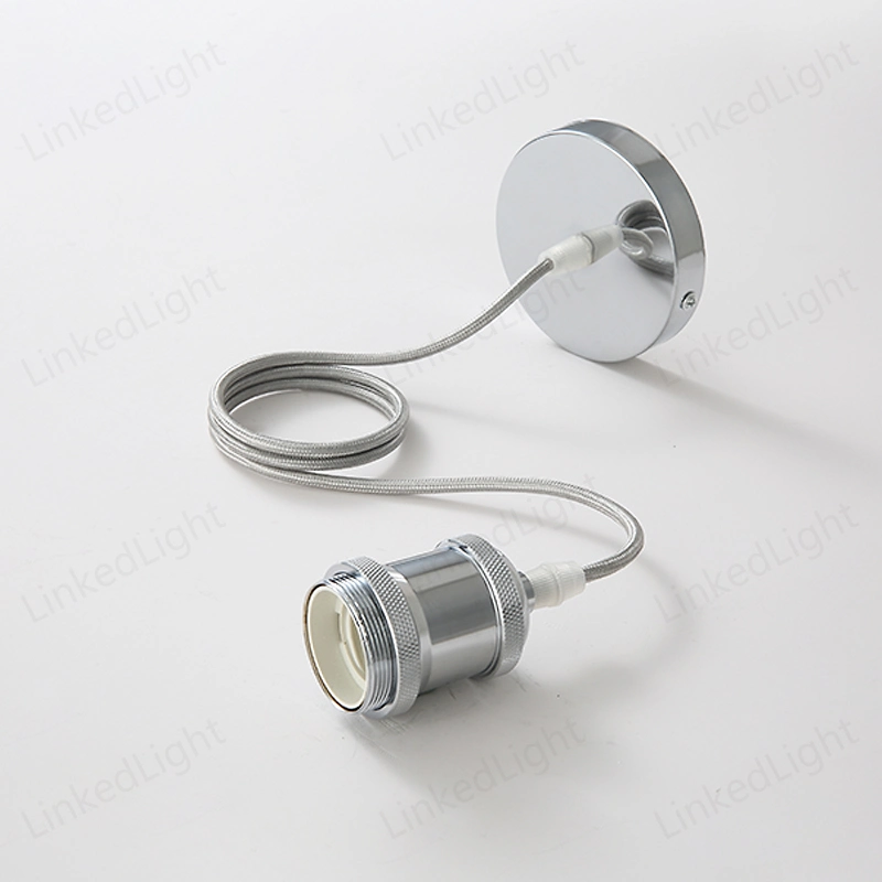 Metal LED Lighting Ceiling Pendant Lamp Light Holder E27