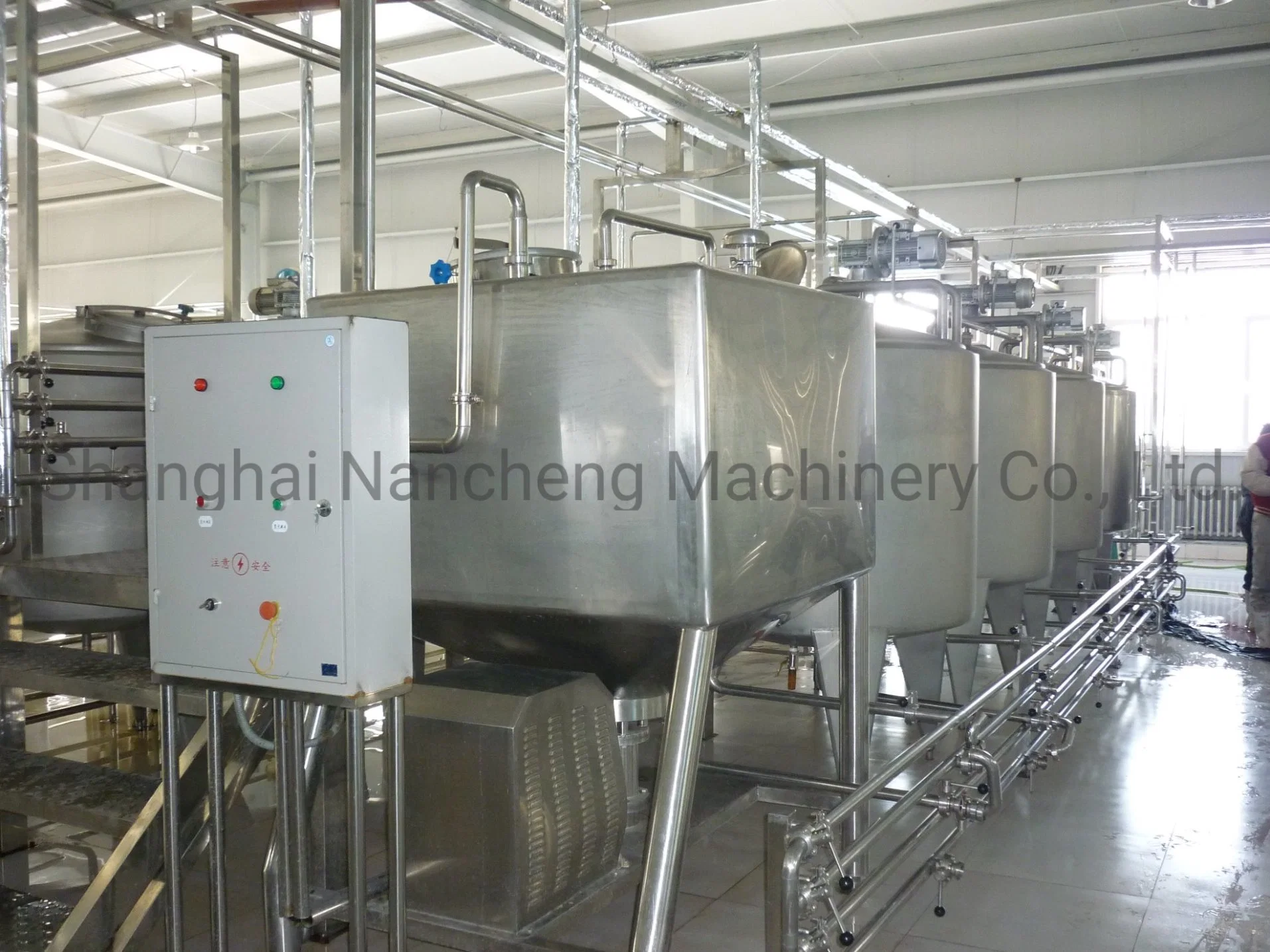 Food Grade High Shear Homogenizing Emulsifier Tank for Yogurt