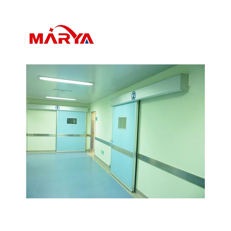 Emergency Exit Fireproof Metal Door Fire Rated Cleanroom Door with Window Vision