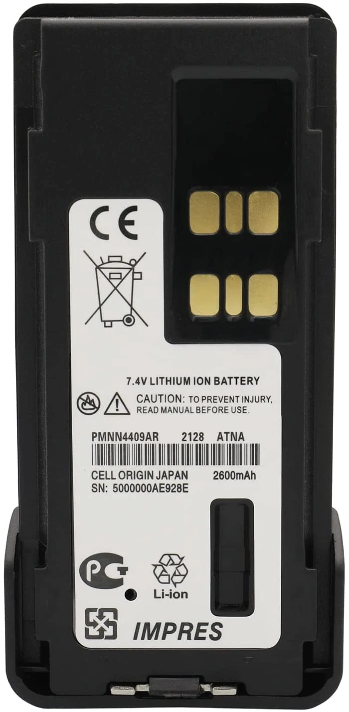 2600mAh Pmnn4409ar OEM Akku-Ladegerät mit Gürtelclip Für MOTOTRBO DEP550 Dgp5050