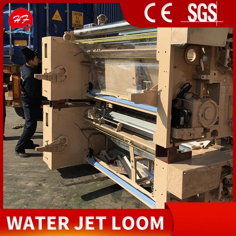 Haipu Waterjet Loom Machinery HF-851 190cm High Speed Water Jet Webstuhl Elektronische Zuführung Baumwolle Herstellung Cam Dobby Textil / Weben Maschine