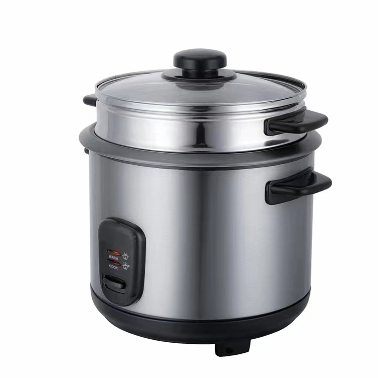 Srilanka Bangladesh Thailand 500W 700W 900W 8 Cups Small Size Kitchenware Cylinder Ss Electric Rice Cooker