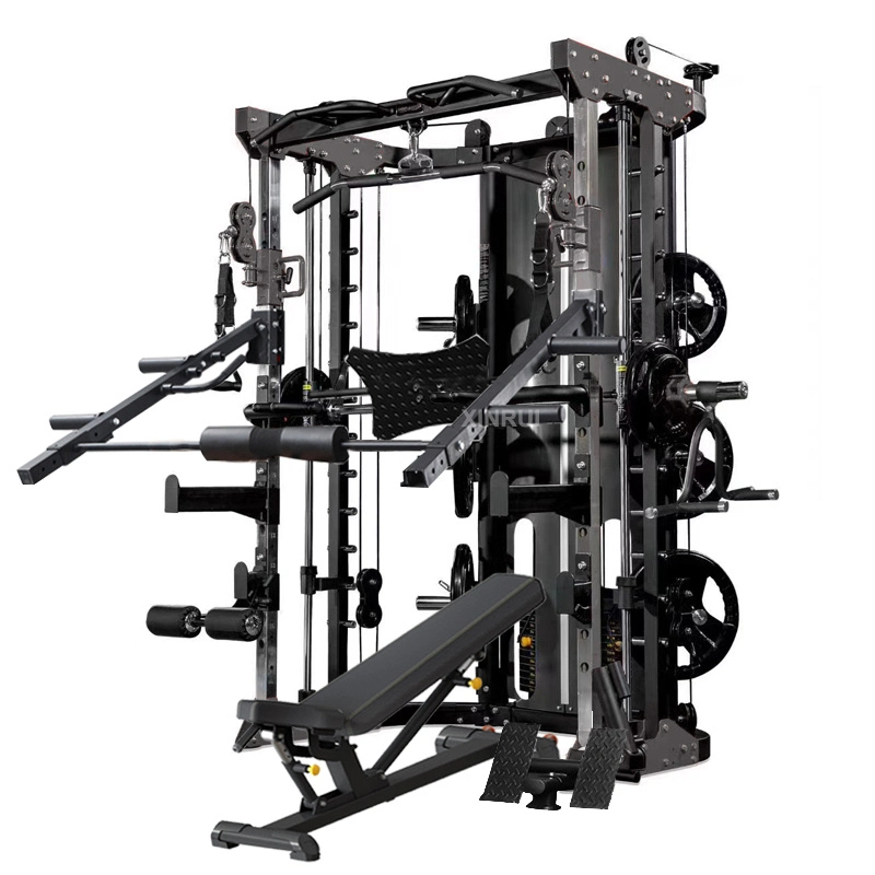 New Design Weight Stack Power Rack/Best Quality Home Gym Fitness Equipment Multi Functional Smith Machine