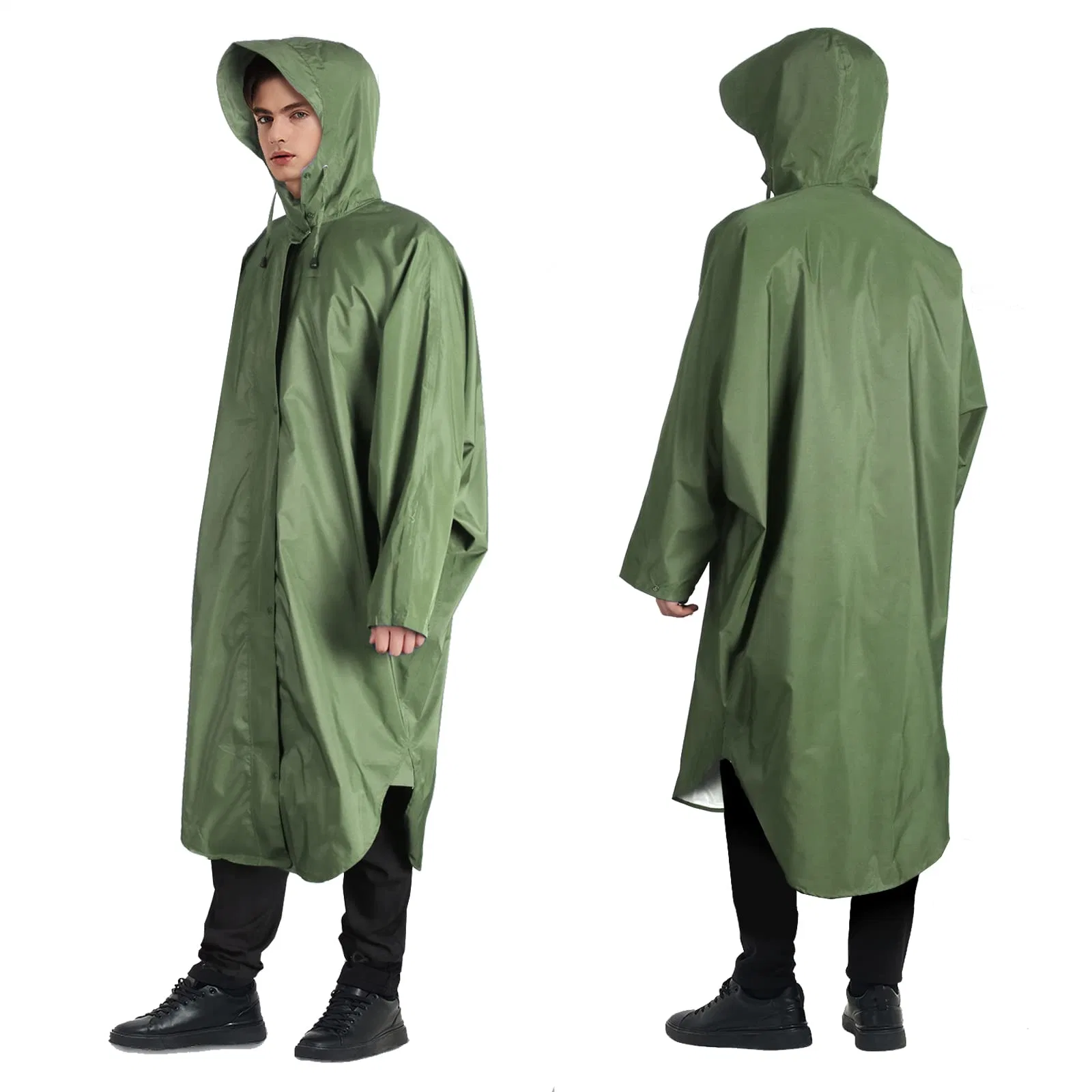 Poncho de pluie pour adultes personnalisé de haute qualité, imperméable et à la mode.