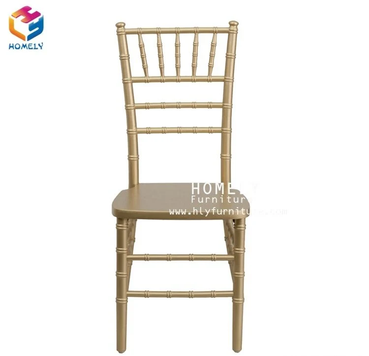 Restaurant Furniture Wedding Metal Iron Aluminum Chiavari Chair for Events