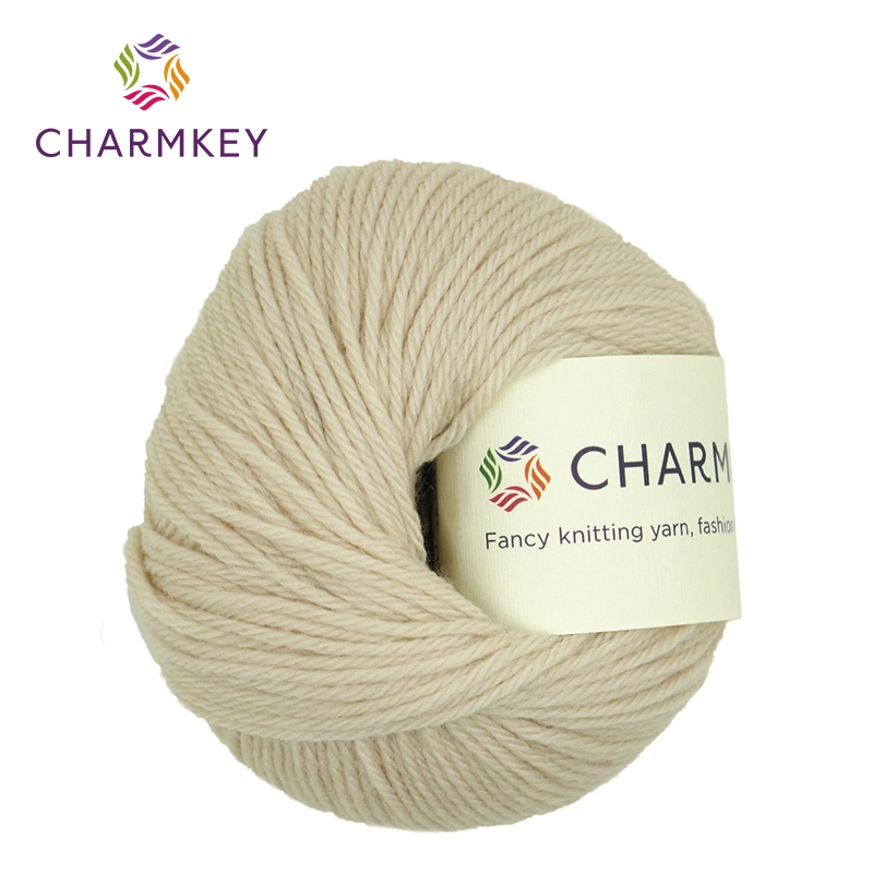 Charmkey Non-Shrinkable tejer la mano de lana hilados de lana merino