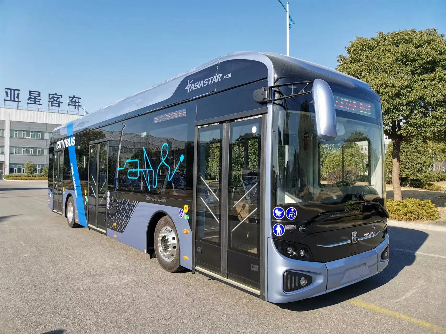 Autocarro Eléctrico puro com Wvta ECE/12m Bus