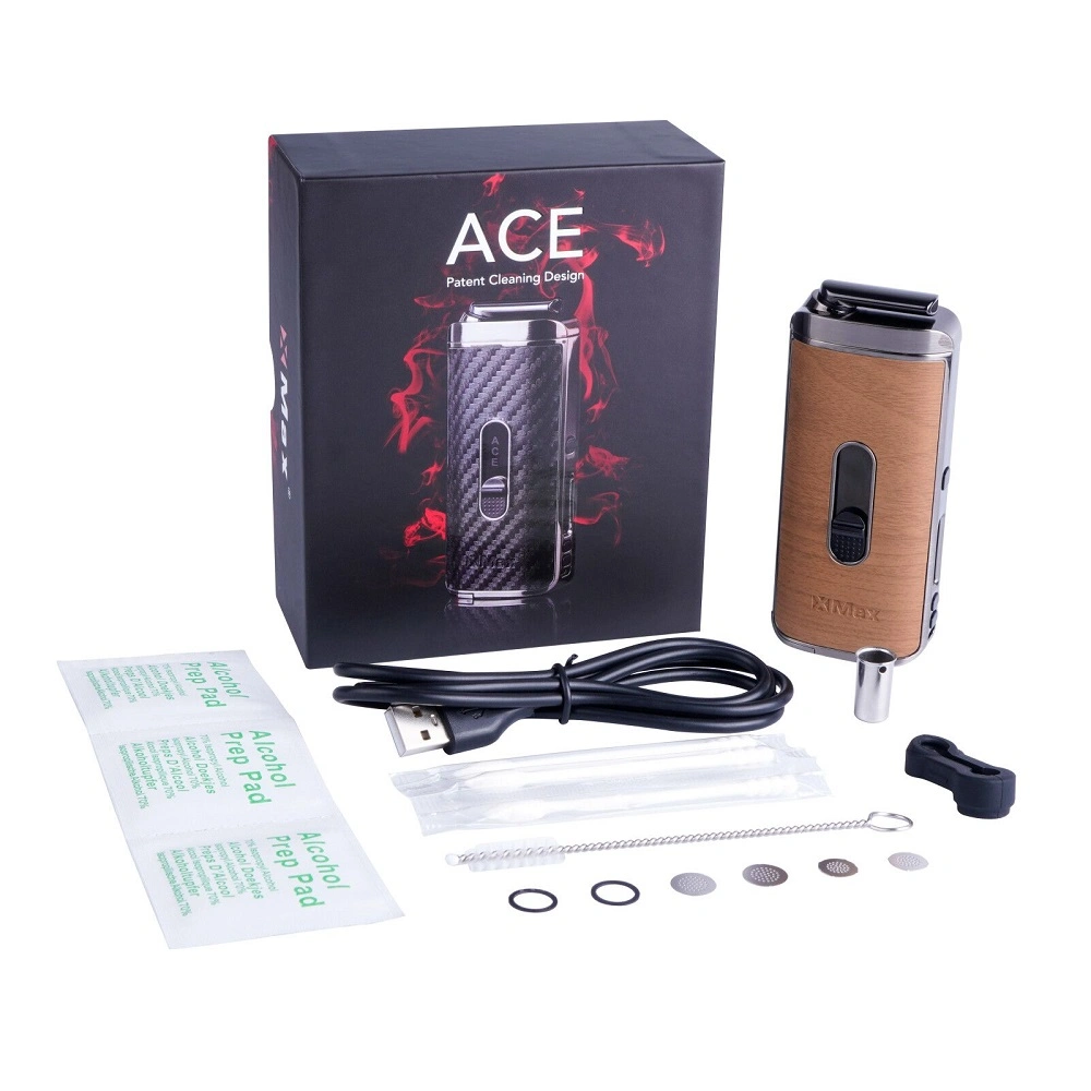 Haute qualité vapeur machine à fumer de chauffage de la Conduction de chaleur E-cigarette brûle pas les Starter Kits Xmax Ace derniers produits sur le marché