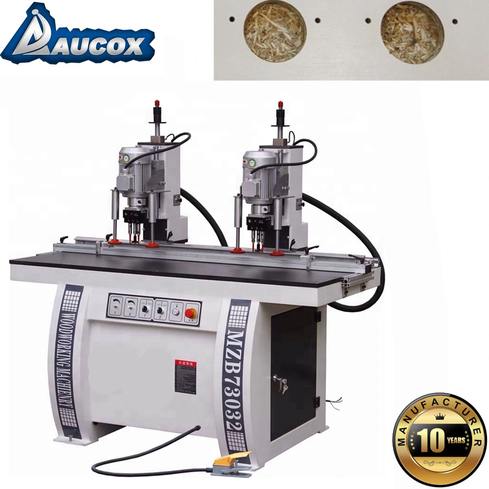 Dongguan Direct Sales Woodworking Double-Head Hinge Drilling Machine