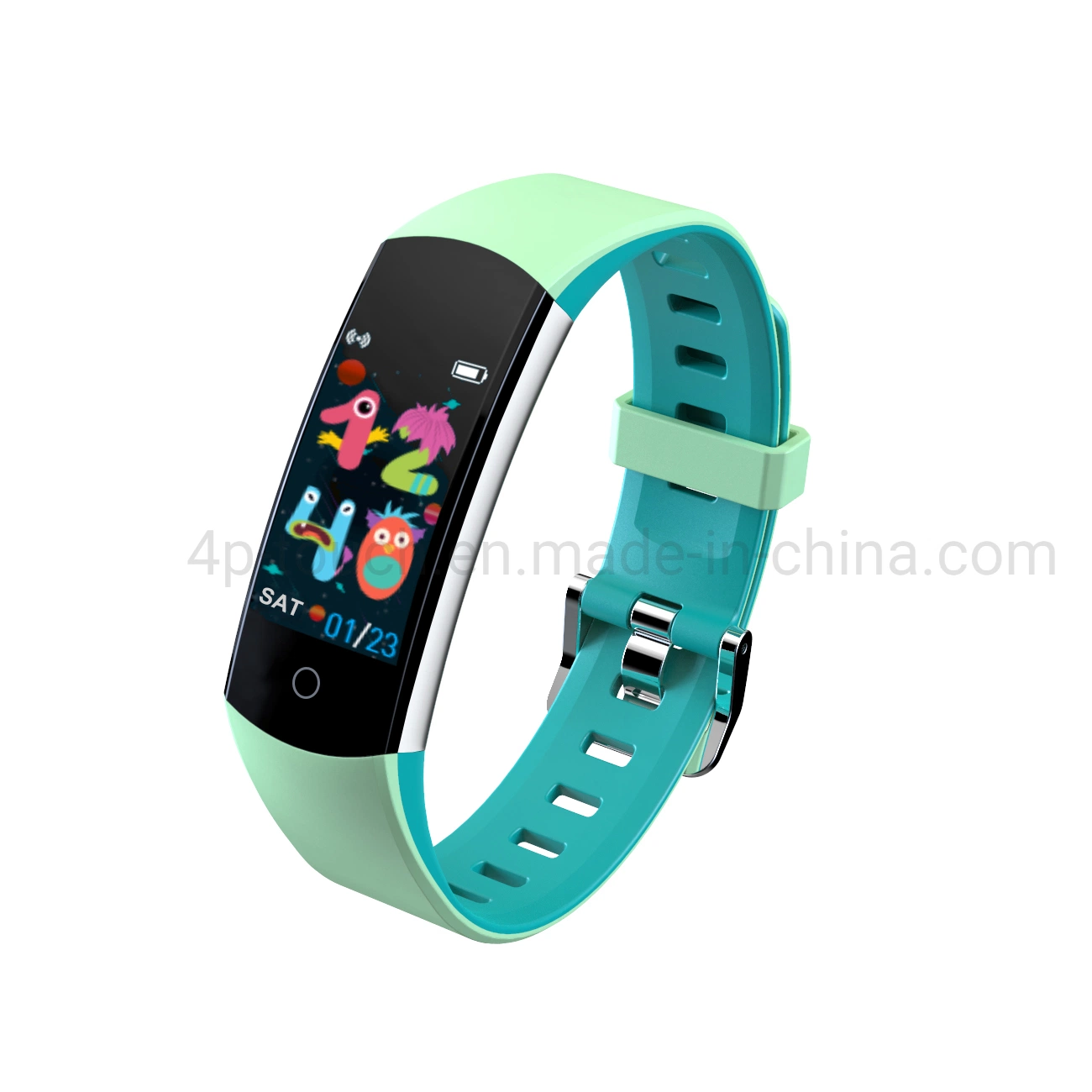 Latest Bt5.0 IP67 Waterproof Heart Rate SpO2 Body Temperature Children Healthy Smart Watch for Kids C07Q