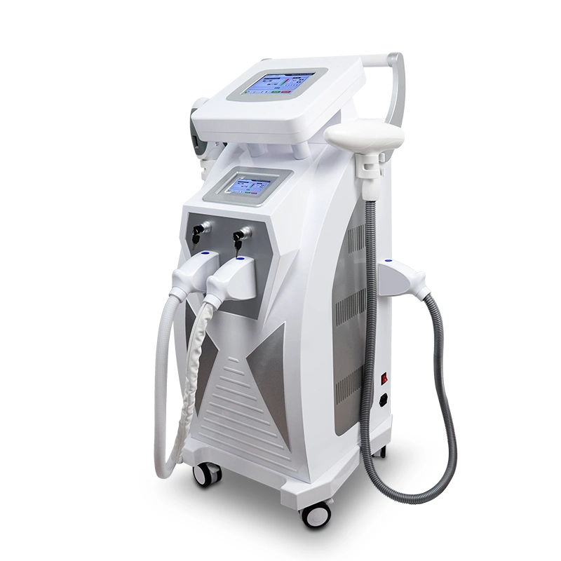 Beauty Machine of 3 in 1 Skin Rejuvenation E-Light IPL RF + ND YAG Laser Multifunction Equipment