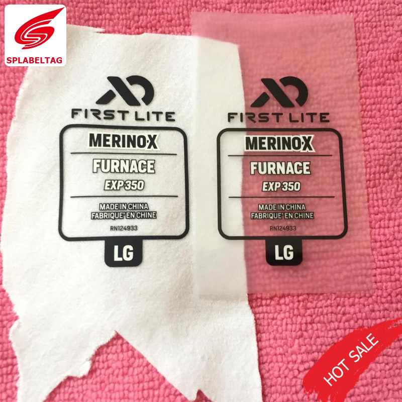 Custom Size Heat Transfer Neck Label, Heat Transfer Logo for Bags